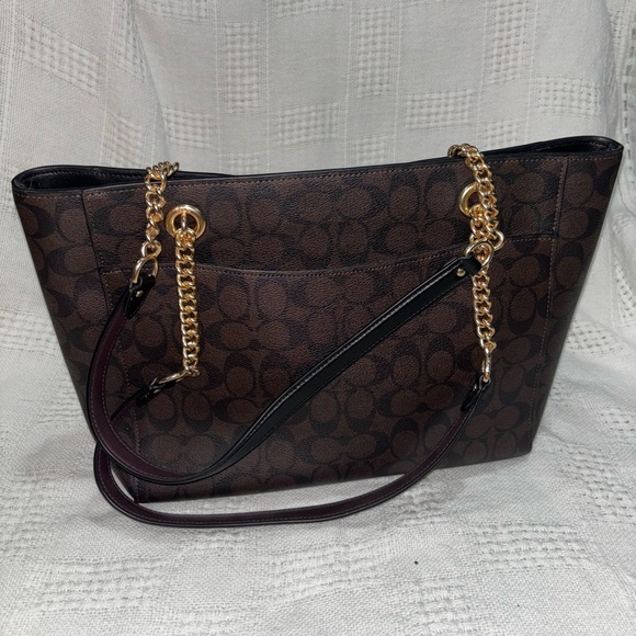 Coach Handbags - Dark brown coach bag